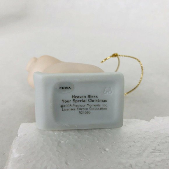 Precious Moments Xmas Train Ornament Pig Sled Age - Picture 7 of 11